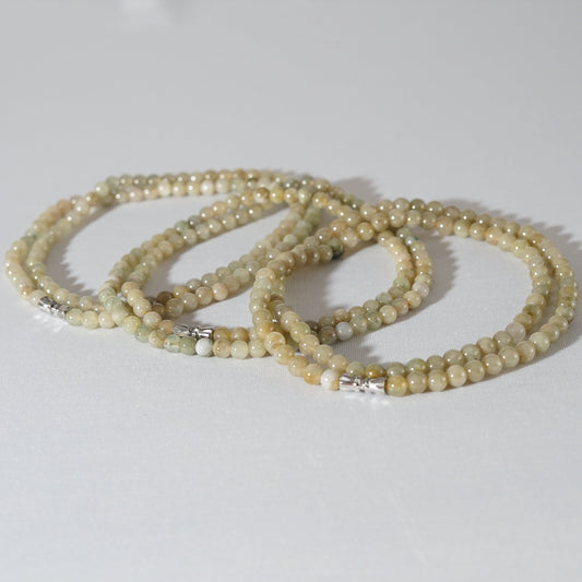 Burmese Tea Jade Necklace