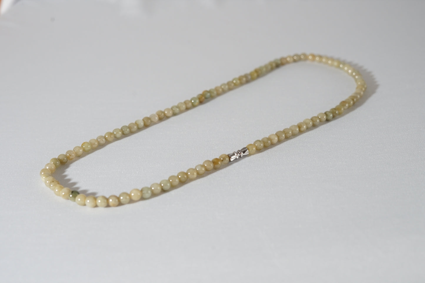 Burmese Tea Jade Necklace