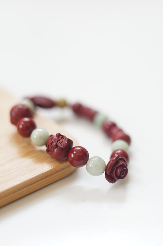 Graceful Energy: Cinnabar and Jade