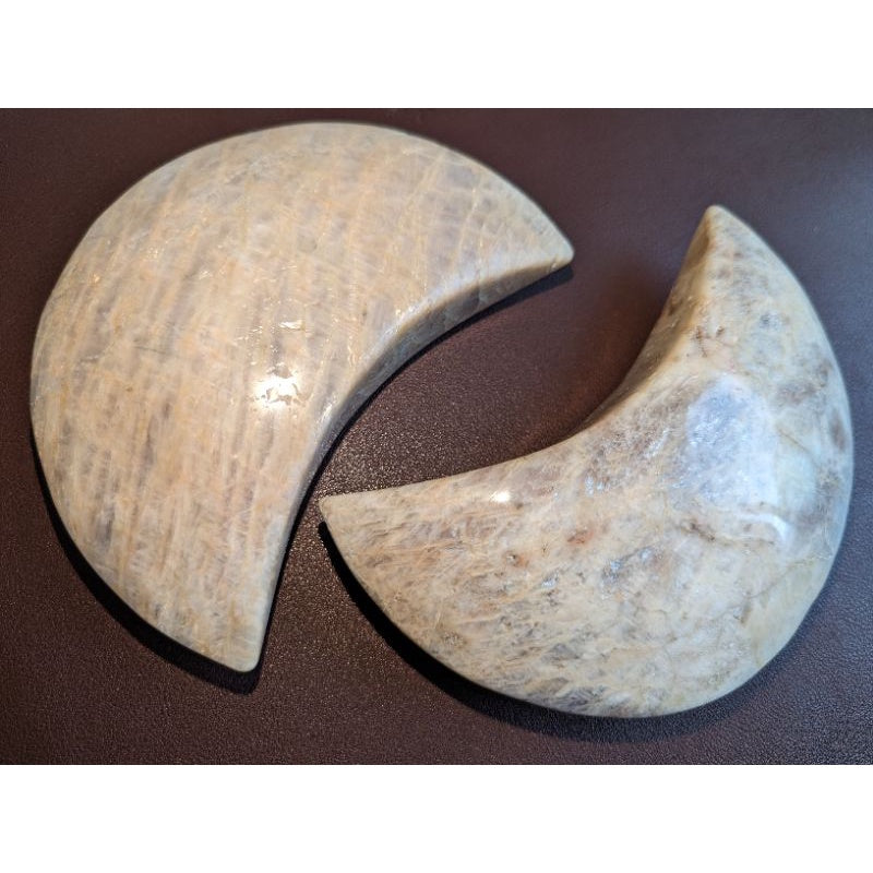 chuncky russian moonstone moon and big sphere