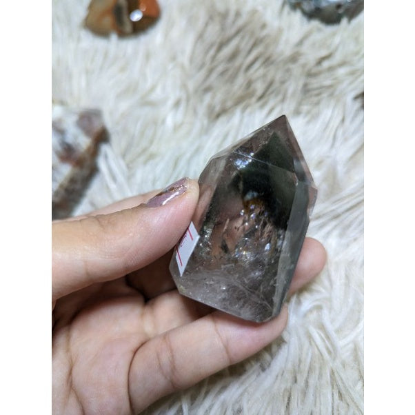 garden quartz free form and tower