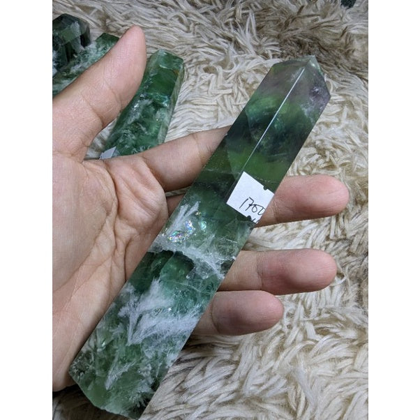 feather flourite crystal tower