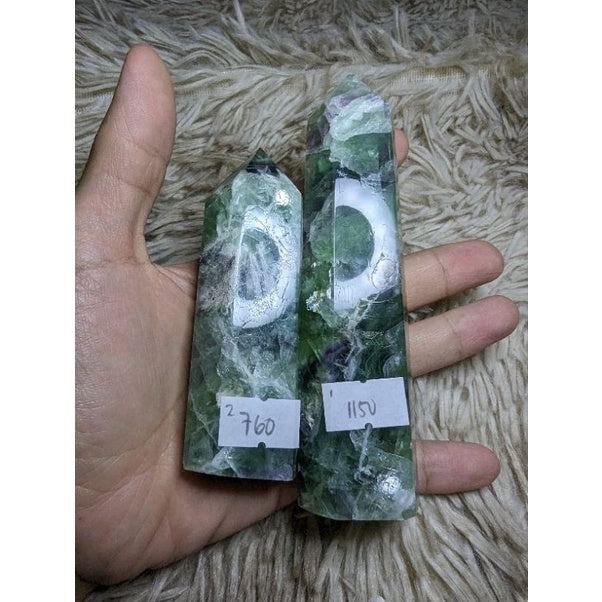 feather flourite crystal tower