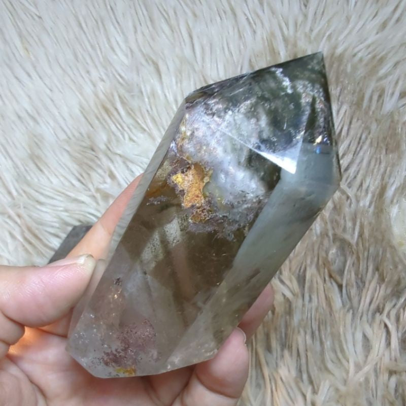 garden quartz free form and tower
