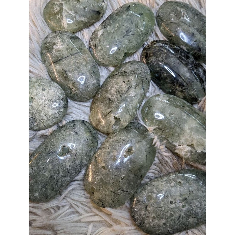 prehnite protection palm stone
