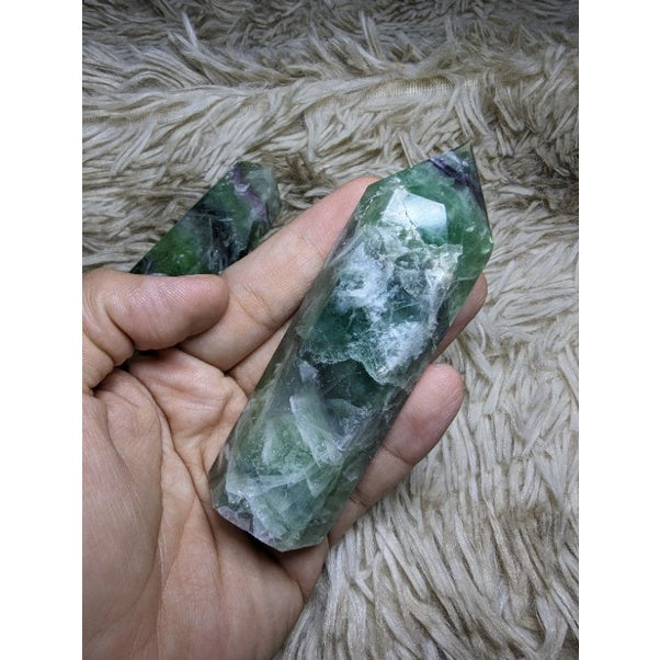 feather flourite crystal tower