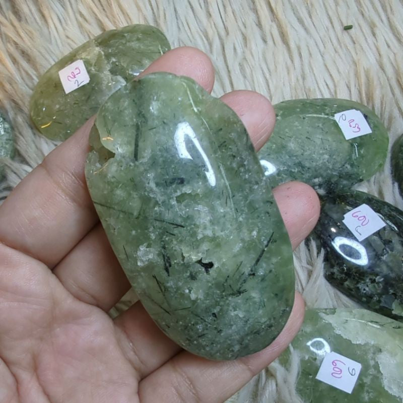 prehnite protection palm stone