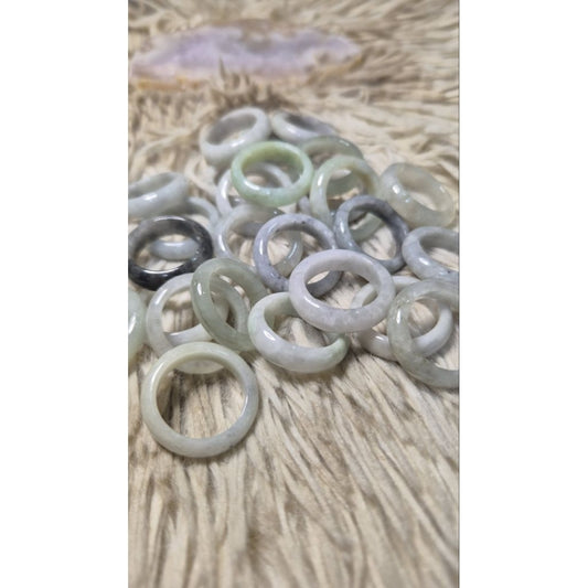 SIZE 6-6.5 Burmese Jade Rings