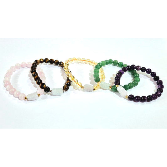 8mm Jade Pixiu Wealth & Luck Bracelet