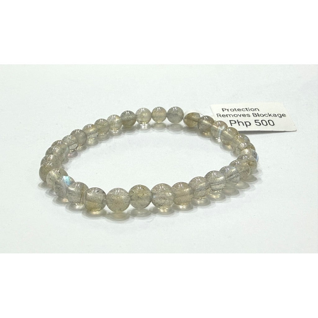 6mm Flashy Labradorite Bracelet