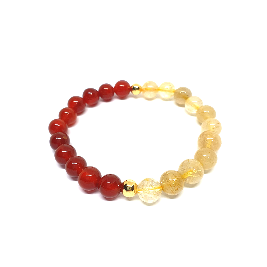 Red Agate and Rutilated (success)
