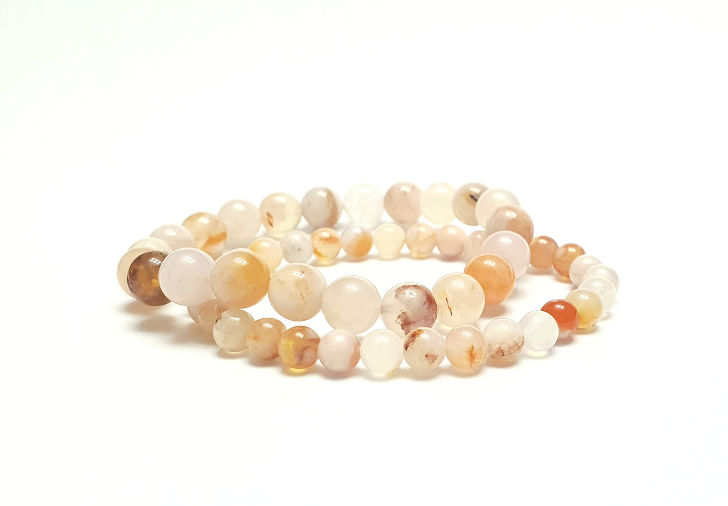 Sakura Agate gemstone bracelet - Gems & stones ph
