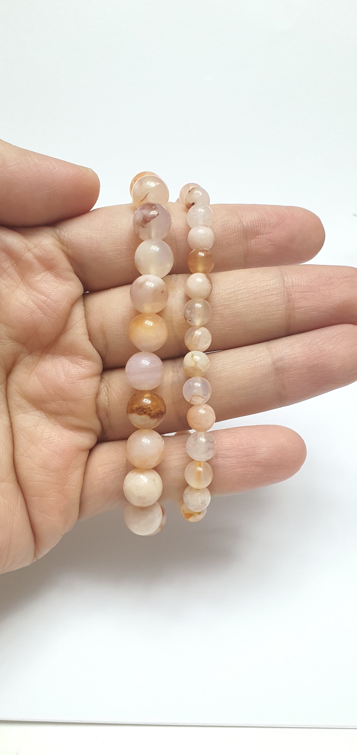 Sakura Agate gemstone bracelet - Gems & stones ph