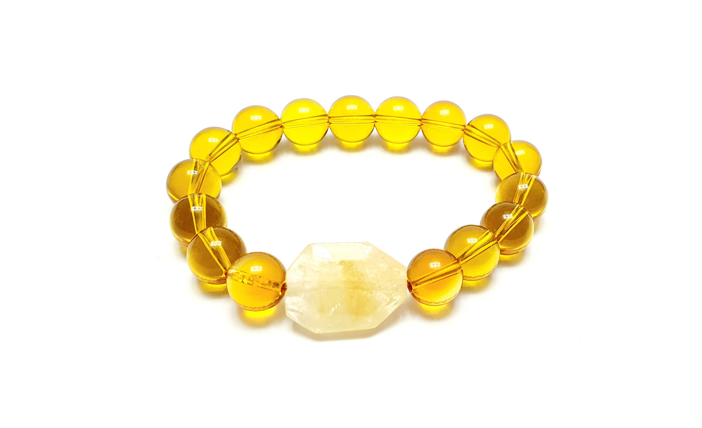 Citrine with accent gemstone bracelet - Gems & stones ph