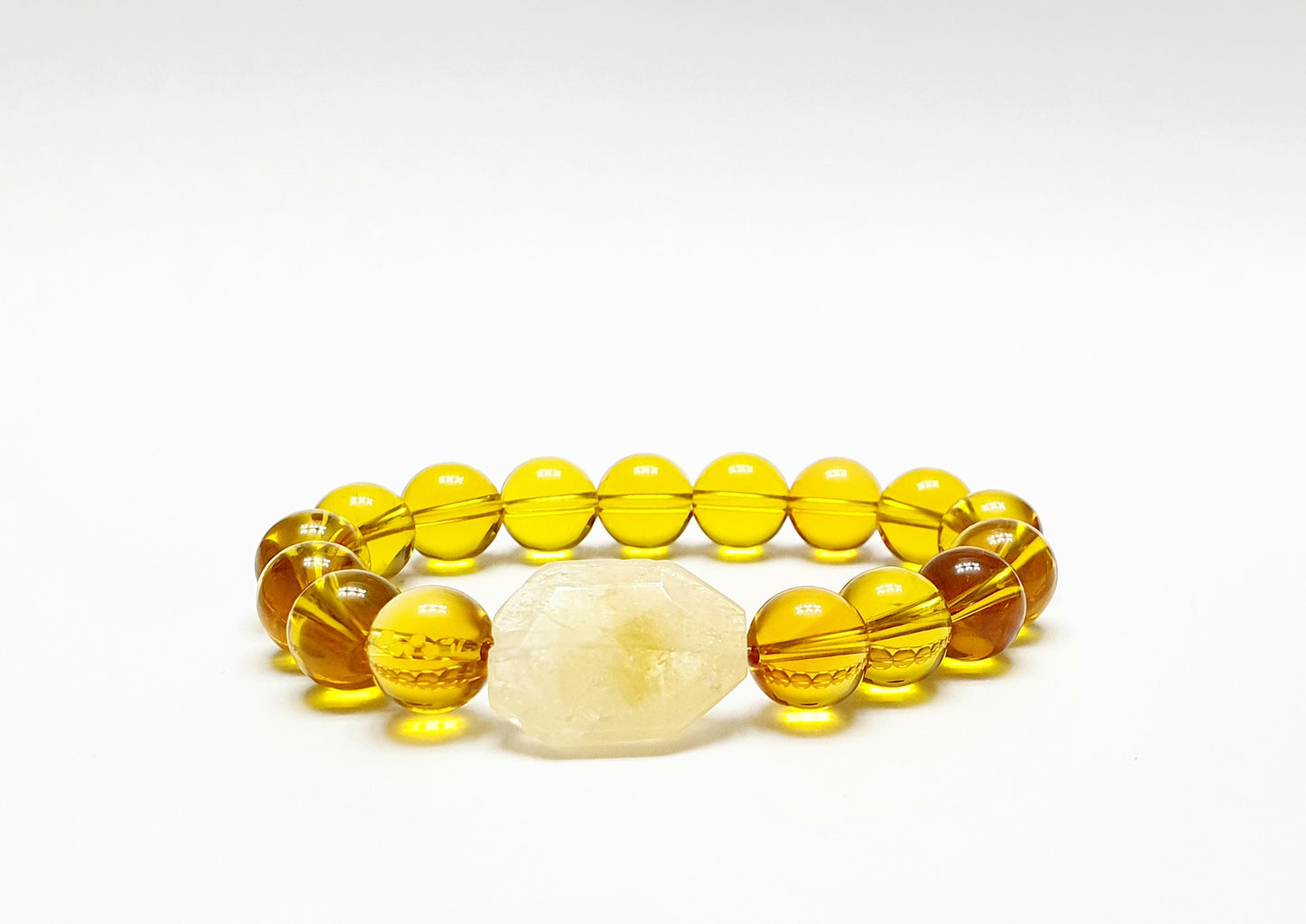 Citrine with accent gemstone bracelet - Gems & stones ph