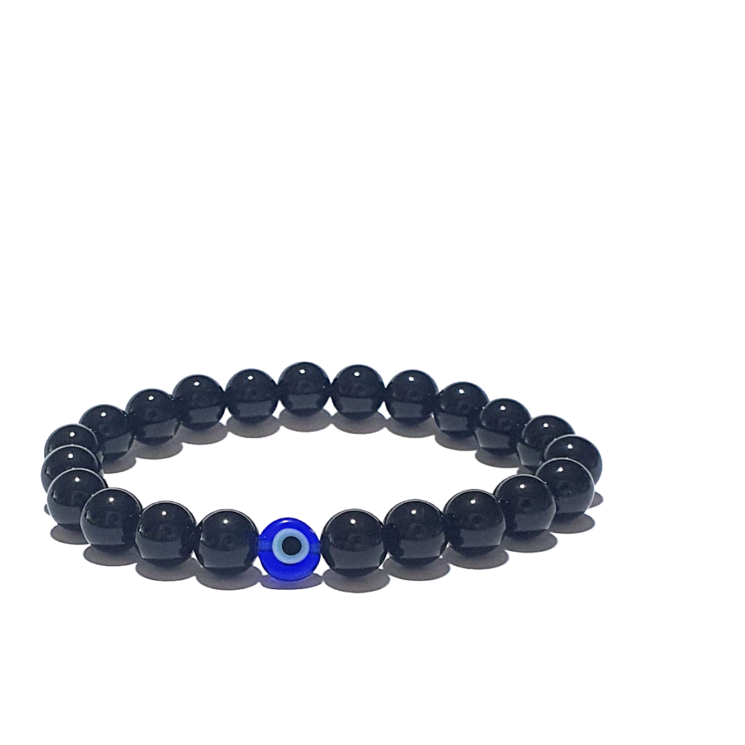 Black Onyx with Evil Eye – Gems stones ph - Main Image