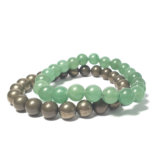 Pyrite and Light Aventurine Bundeals (Wealth generator)