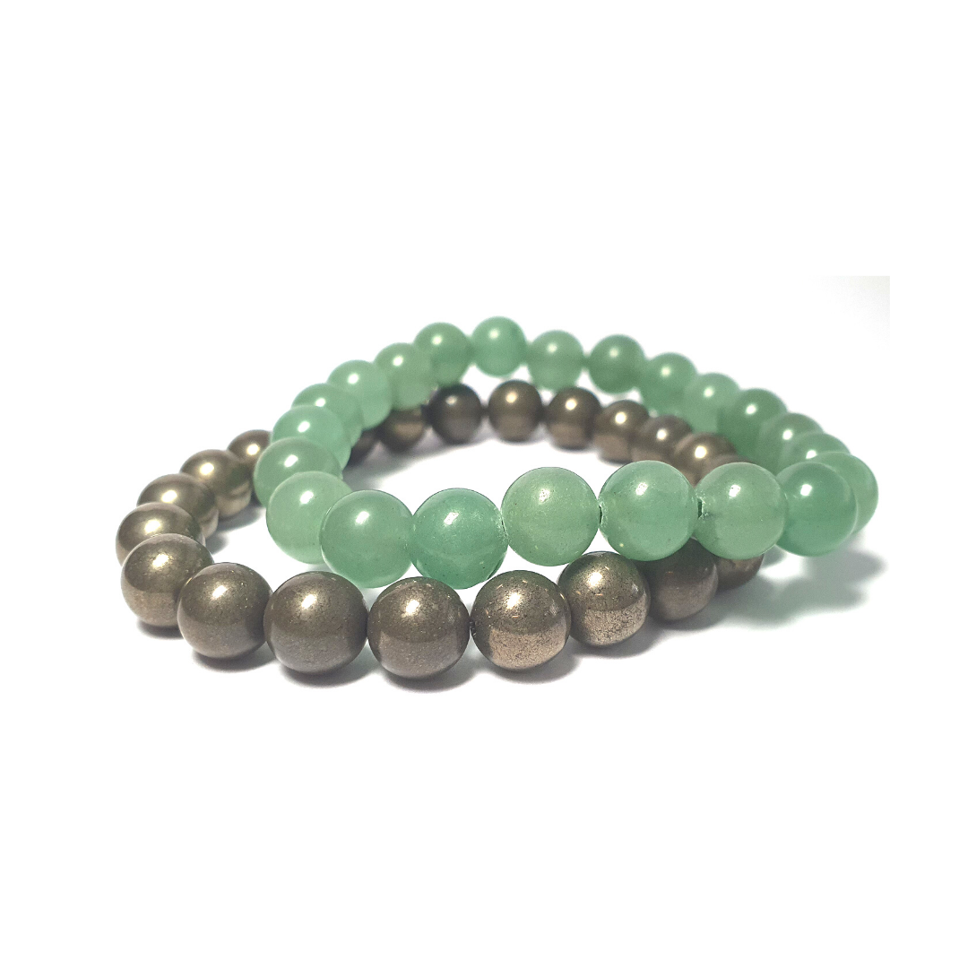Pyrite and Light Aventurine Bundeals (Wealth generator)