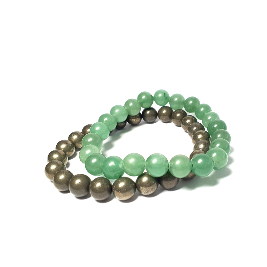 Pyrite and Light Aventurine Bundeals (Wealth generator)