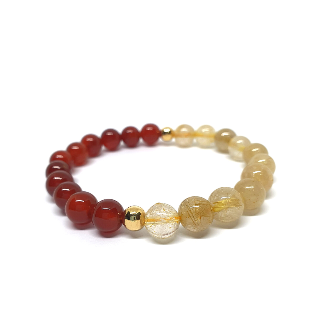 Red Agate and Rutilated (success)