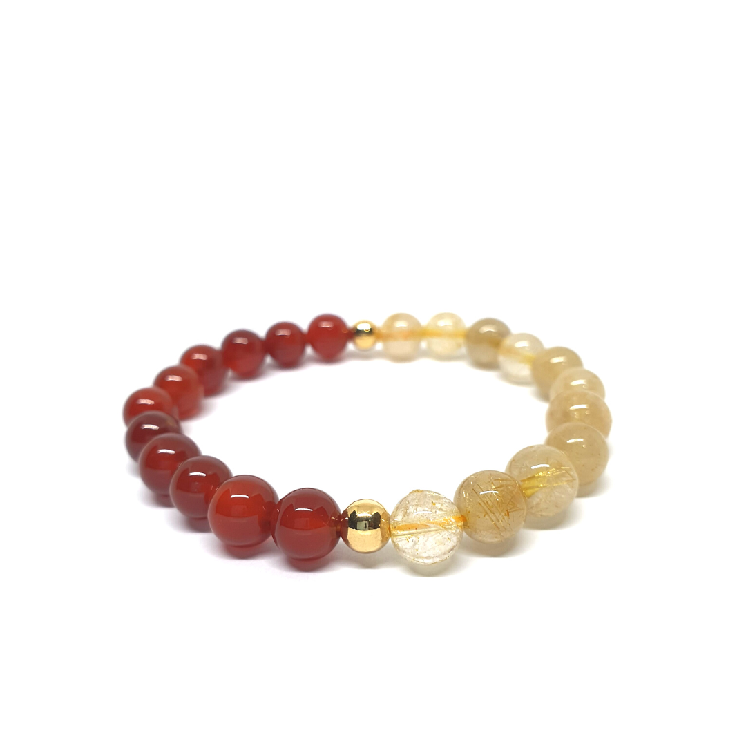 Red Agate and Rutilated (success)
