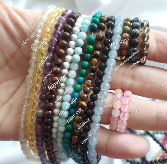 4mm Crystal Bracelets