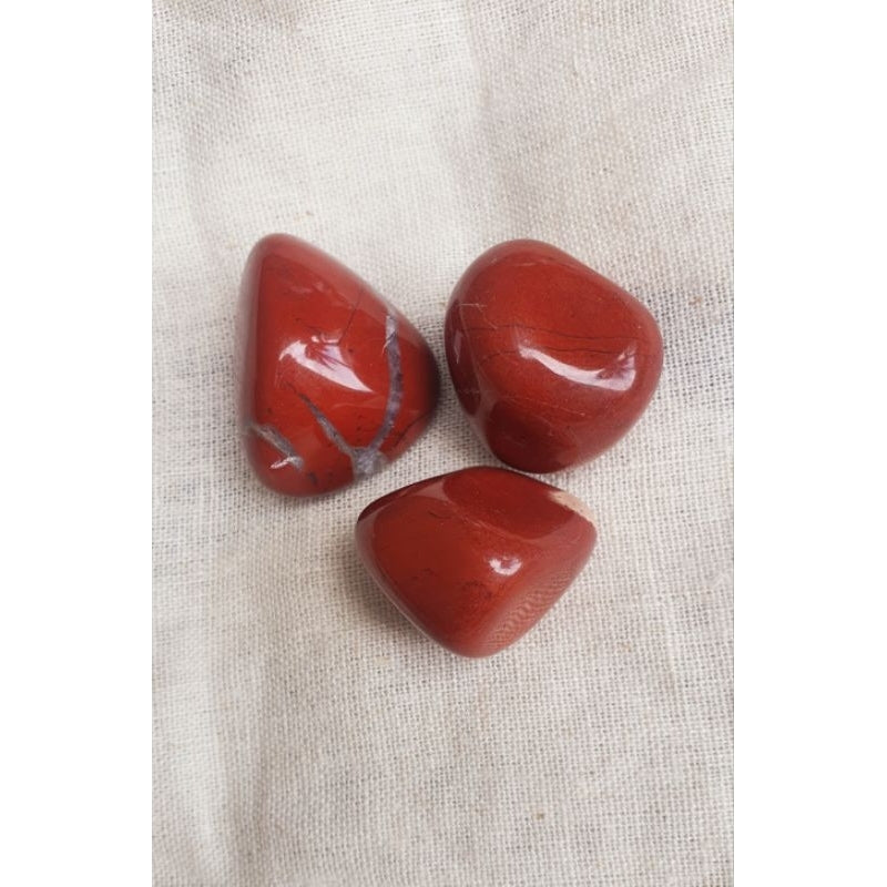 Red Jasper tumbles for good health, detoxification, and fortune