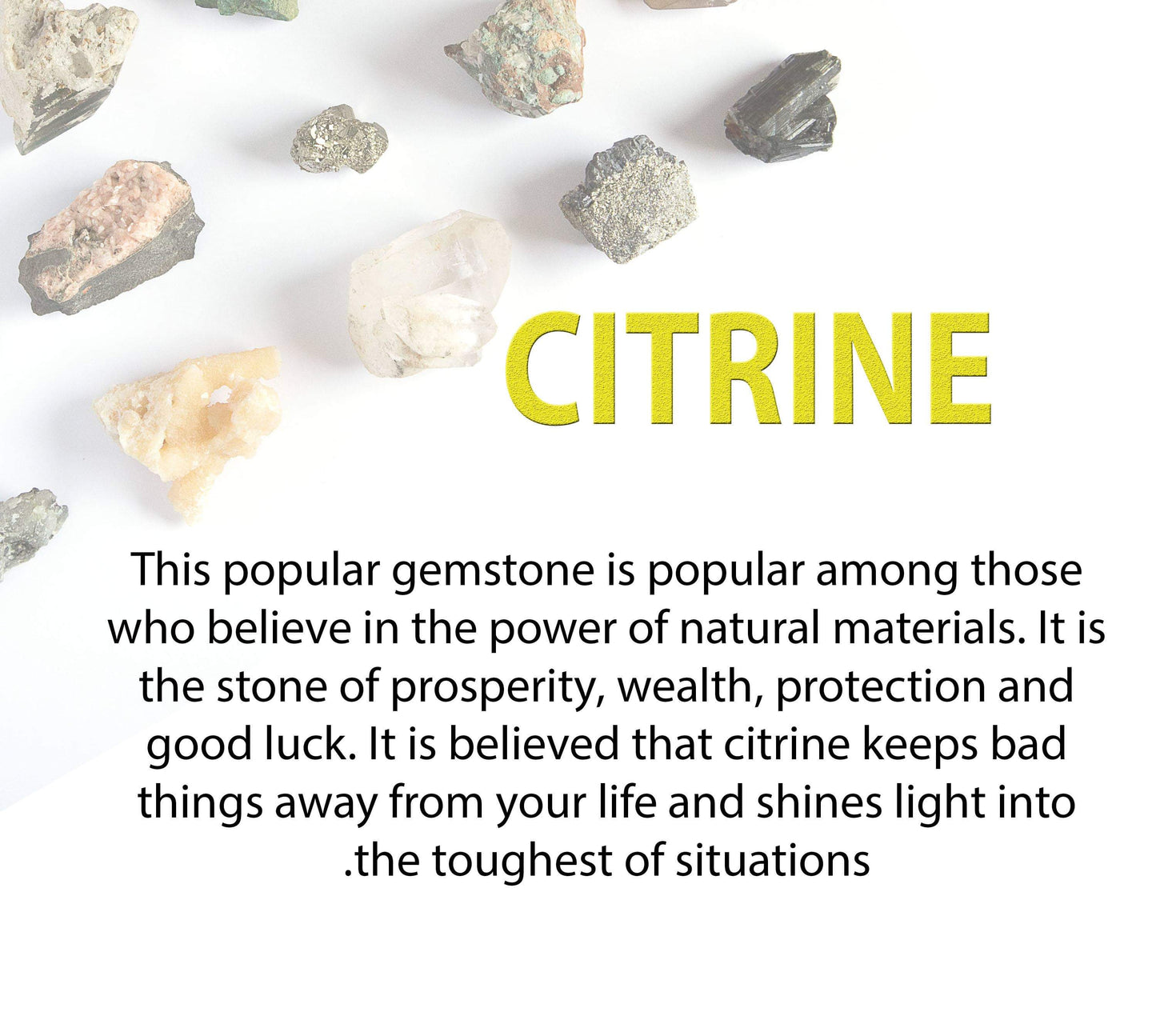 Citrine with accent gemstone bracelet - Gems & stones ph