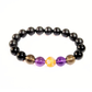 Ghost Month Energy Shield Bracelet - Shungite, Smoky Quartz, Amethyst, & Clear Quartz Dragon Accent