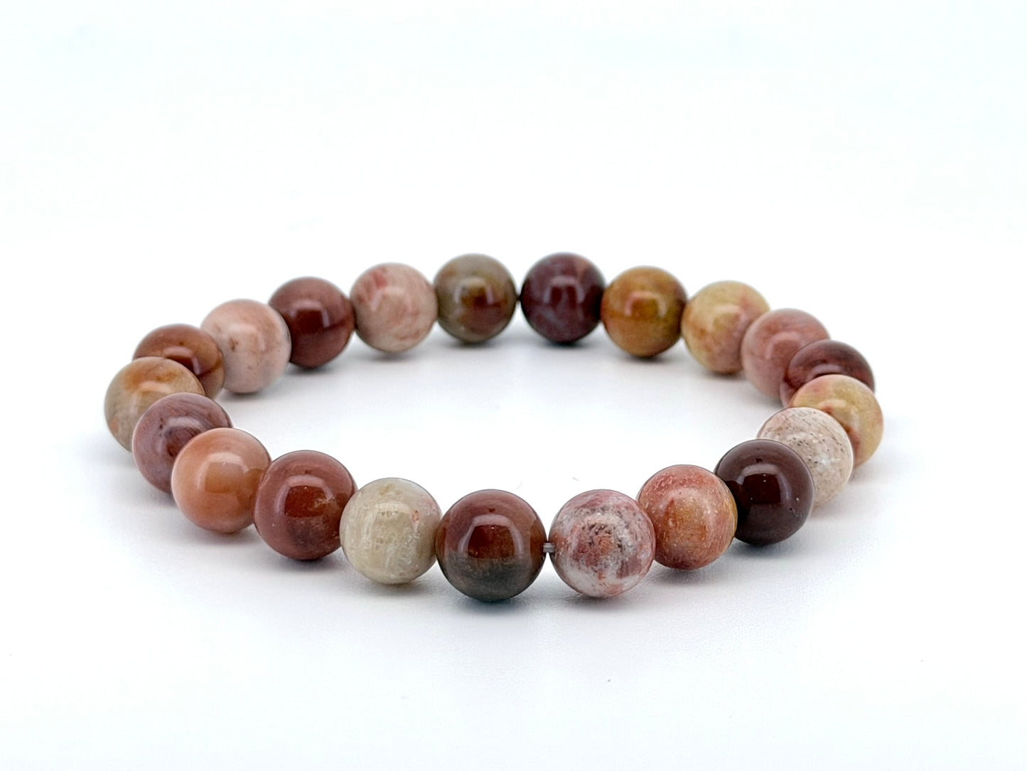 Coral Jade Bracelet – 6mm, 8mm & 10mm
