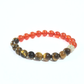 Ghost Month Protection and Courage - Red Agate, Tiger Eye, and Dzi Eye