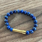 Lapis Lazuli with Steel Accent