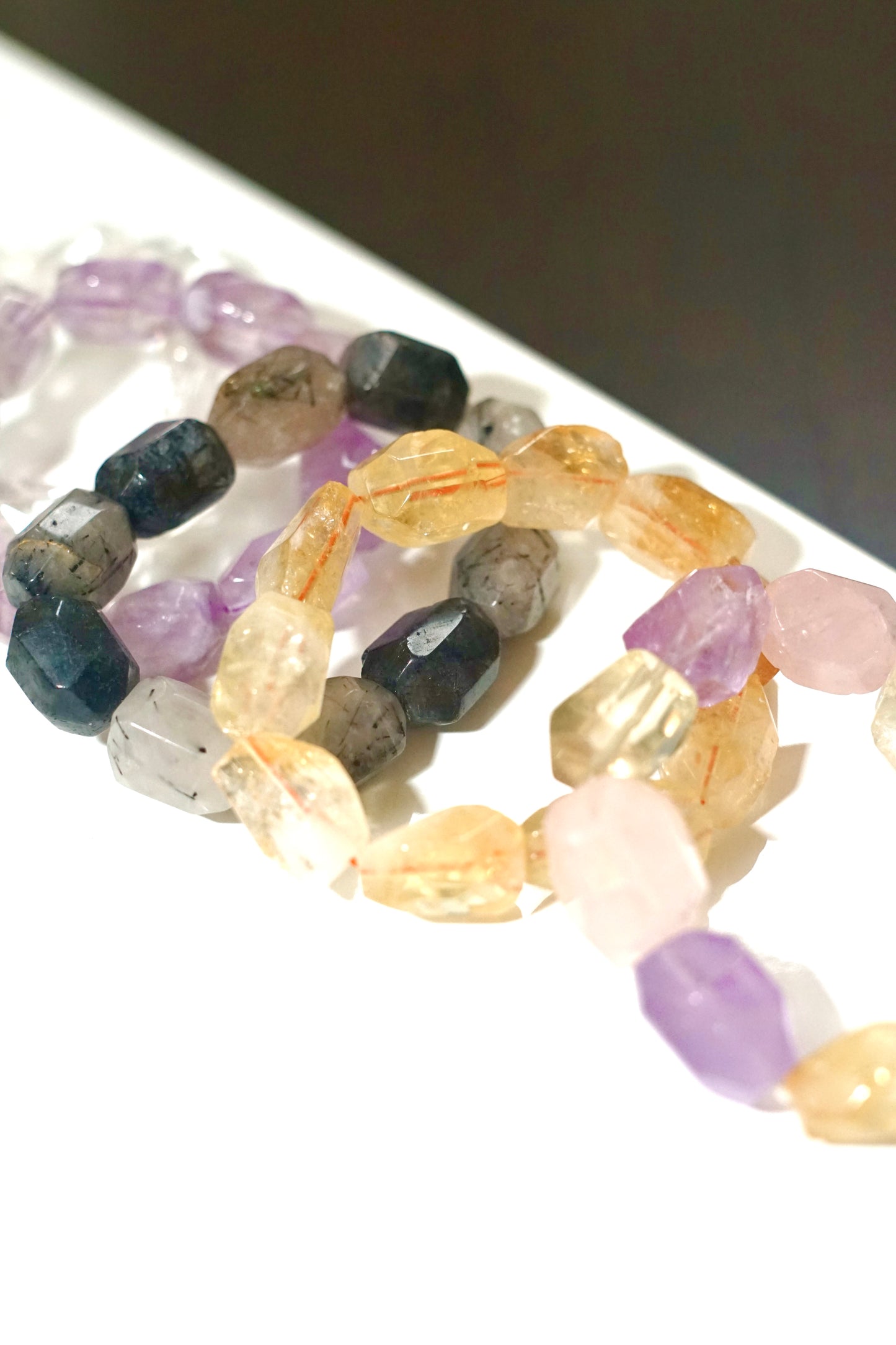 Chunky Freeform Crystal Bracelet