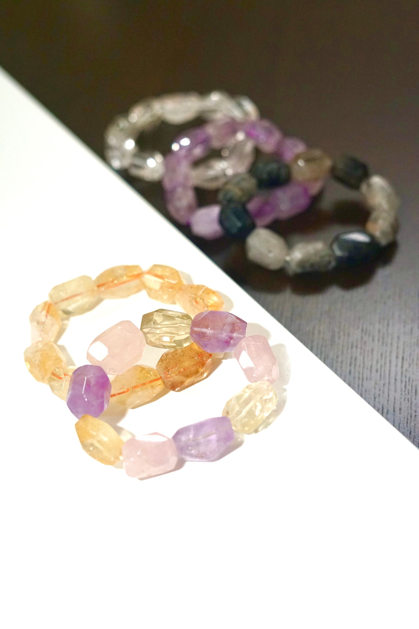Chunky Freeform Crystal Bracelet