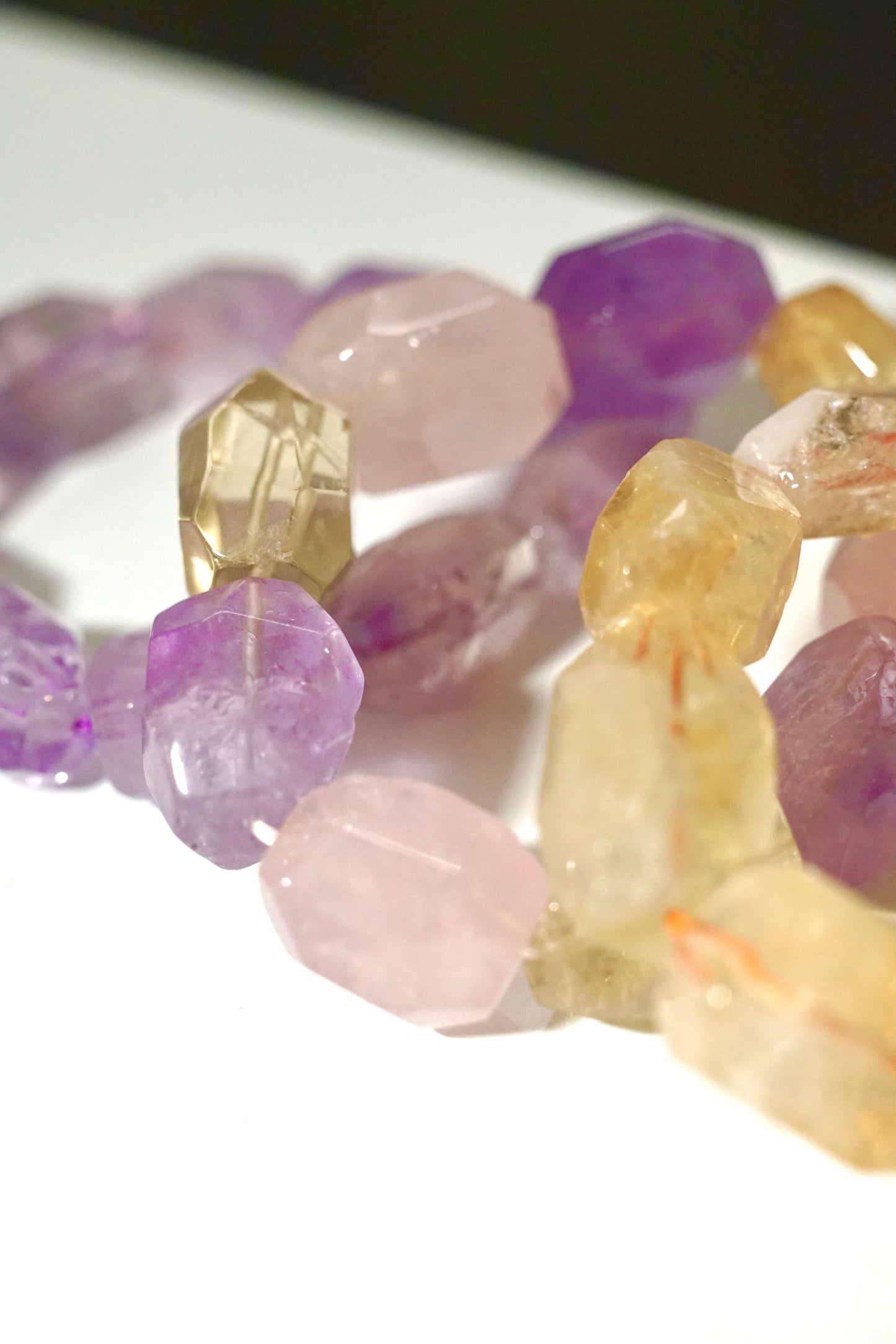 Chunky Freeform Crystal Bracelet