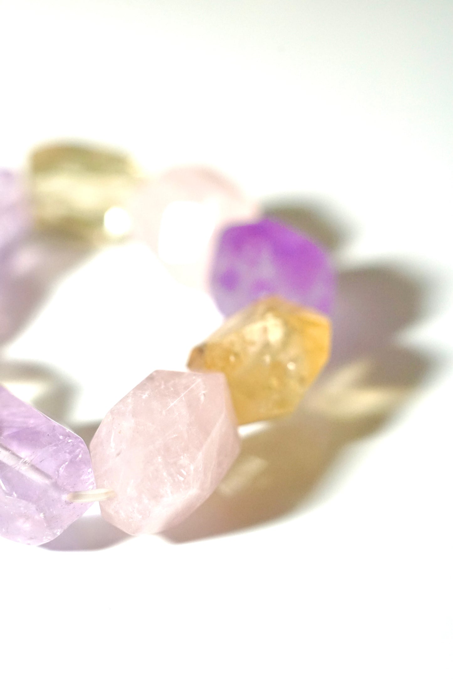Chunky Freeform Crystal Bracelet