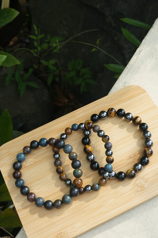 Protection and Motivation: Shungite, Tiger Eye, Kyanite, and Ruby