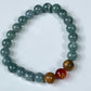 2025 Chinese Zodiac | Goat - Blue Water Jade and Picture Jasper with Red Agate