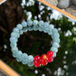 2025 Chinese Zodiac | Dog - Blue Water Jade and Red Agate