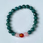 2025 Chinese Zodiac | Pig - Blue Water Jade and Rose Quartz with Red Agate