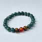 2025 Chinese Zodiac | Ox - Blue Water Jade and Tiger Eye with Red Agate