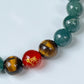 2025 Chinese Zodiac | Ox - Blue Water Jade and Tiger Eye with Red Agate