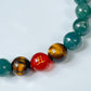 2025 Chinese Zodiac | Ox - Blue Water Jade and Tiger Eye with Red Agate