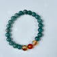 2025 Chinese Zodiac | Dragon - Blue Water Jade and Citrine with Red Agate