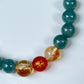 2025 Chinese Zodiac | Dragon - Blue Water Jade and Citrine with Red Agate