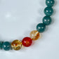 2025 Chinese Zodiac | Dragon - Blue Water Jade and Citrine with Red Agate