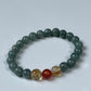 2025 Chinese Zodiac | Dragon - Blue Water Jade and Citrine with Red Agate