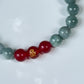 2025 Chinese Zodiac | Dog - Blue Water Jade and Red Agate