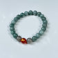 2025 Chinese Zodiac | Horse - Blue Water Jade and Labradorite with Red Agate