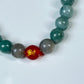 2025 Chinese Zodiac | Horse - Blue Water Jade and Labradorite with Red Agate